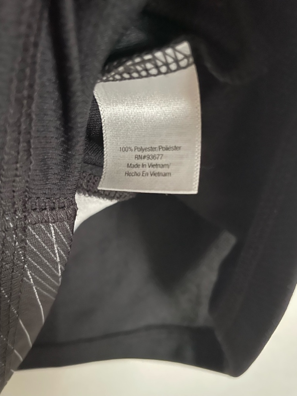 Xersion Black Athletic Quick-Dri Tank with Geometric Design - Picture 4 of 4